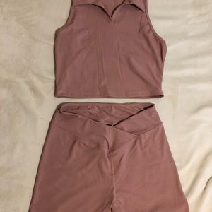 SHEIN 2 piece biker short set in xl